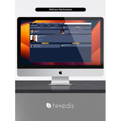 Heredis Expert-Paket 2026 für Mac - Upgrade Heredis Expert-Paket 2026 für Mac - Upgrade