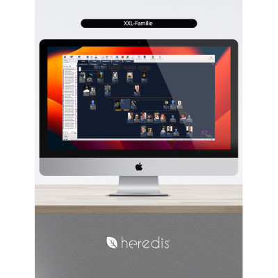 Heredis 2027 für Windows & Mac - Ihre Familiengeschichte beginnt hier