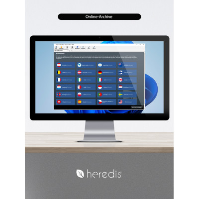 Heredis 2027 für Windows & Mac - Ihre Familiengeschichte beginnt hier