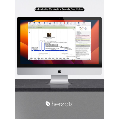 Heredis 2027 für Windows & Mac - Ihre Familiengeschichte beginnt hier