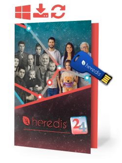 Heredis 2024 für Windows - Expert upgrade (USB-stick)